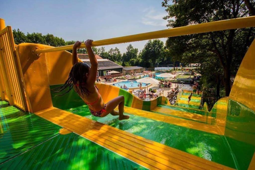 Camping De Pallegarste Chalet 119 Marienberg エクステリア 写真