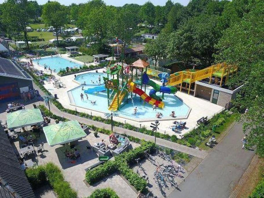 Camping De Pallegarste Chalet 119 Marienberg エクステリア 写真